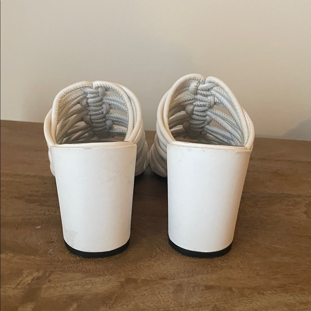 Rebecca Minkoff Calanthe Strappy Sandals White - Picture 5 of 8